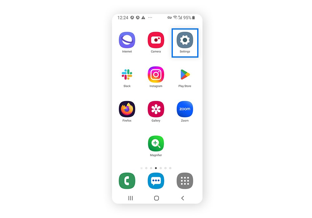 Sous Android, vous trouverez la clé réseau dans Paramètres